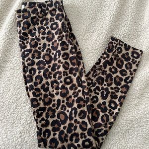 h&m animal print pants